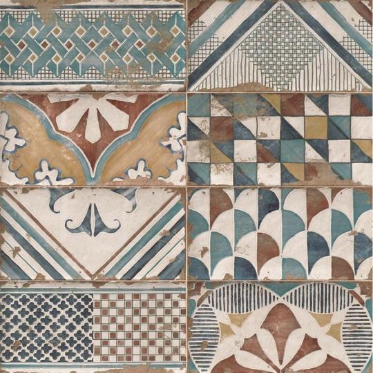 mainzu esenzia padua hneda modra opotrebovana marocko vzor farebna kupelna kuchyna obklad stena oblozenie bezova hneda rustikalna kupelna country vintage mediteransky.jpg